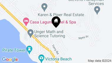 Map of 431 Nyes Place, Laguna Beach CA, 92651