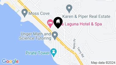 Map of 2566 Solana Way 5, Laguna Beach CA, 92651