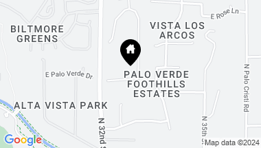Map of 3282 E PALO VERDE Drive, Paradise Valley AZ, 85253