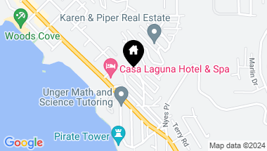Map of 2616 Queda Way, Laguna Beach CA, 92651
