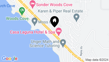 Map of 2442 S Coast, Laguna Beach CA, 92651