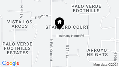 Map of 6005 N Palo Cristi Road, Paradise Valley AZ, 85253
