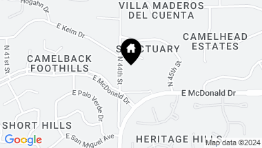 Map of 6021 N 44TH Street, Paradise Valley AZ, 85253