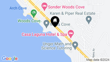 Map of 2321 S Coast, Laguna Beach CA, 92651
