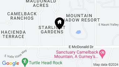 Map of 5354 E CAMELBACK MANOR Drive, Paradise Valley AZ, 85253