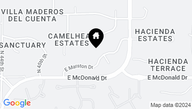 Map of 4800 E MARSTON Drive, Paradise Valley AZ, 85253