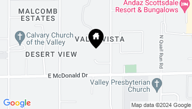 Map of 6726 E Rovey Avenue, Paradise Valley AZ, 85253