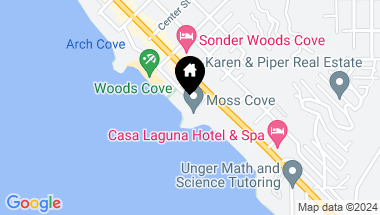 Map of 2191 Ocean Way, Laguna Beach CA, 92651