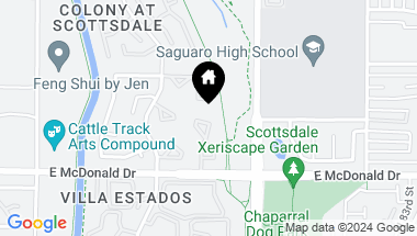 Map of 6121 N 79TH Street, Scottsdale AZ, 85250