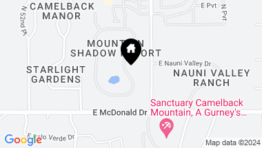 Map of 5525 E LINCOLN Drive # 78, Paradise Valley AZ, 85253