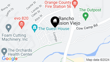 Map of 10 Glicina, Rancho Mission Viejo CA, 92694