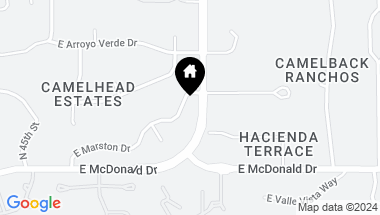 Map of 4861 E MARSTON Drive, Paradise Valley AZ, 85253