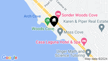 Map of 2107 OCEAN Way, Laguna Beach CA, 92651