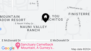 Map of 5901 E VALLEY VISTA Lane, Paradise Valley AZ, 85253