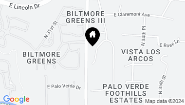 Map of 6014 N LA COLINA Drive, Paradise Valley AZ, 85253