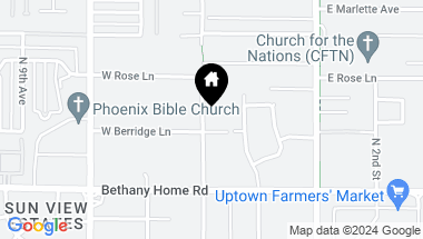 Map of 236 W BERRIDGE Lane, Phoenix AZ, 85013