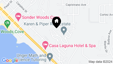 Map of 2448 Lomita Way, Laguna Beach CA, 92651