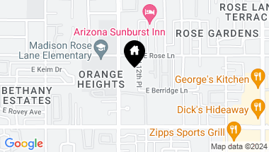 Map of 6118 N 12TH Place # 10, Phoenix AZ, 85014