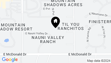 Map of 6112 N NAUNI VALLEY Drive, Paradise Valley AZ, 85253