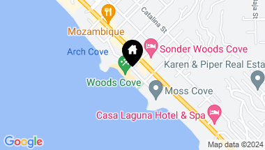 Map of 2017 Ocean Way, Laguna Beach CA, 92651