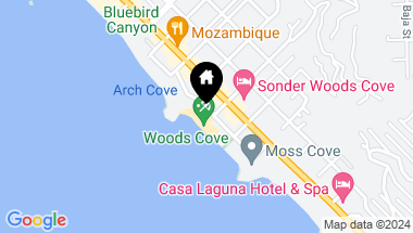 Map of 1991 Ocean Way, Laguna Beach CA, 92651
