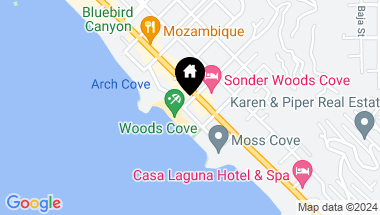 Map of 2020 Ocean Way, Laguna Beach CA, 92651