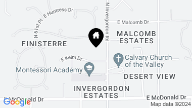 Map of 6316 E KEIM Drive, Paradise Valley AZ, 85253