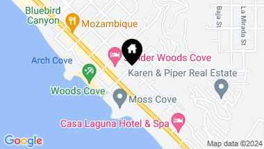 Map of 2101 Glenneyre Street C, Laguna Beach CA, 92651