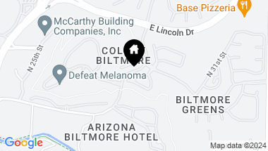 Map of 6218 N 30TH Place, Phoenix AZ, 85016