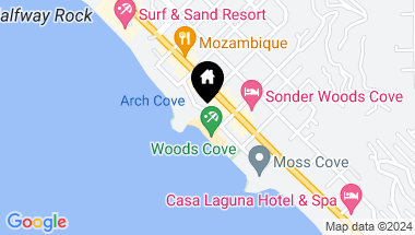 Map of 1955 Ocean Way, Laguna Beach CA, 92651