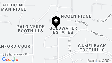 Map of 6097 N Paradise View Drive, Paradise Valley AZ, 85253