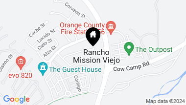 Map of 36 Rastro Street, Rancho Mission Viejo CA, 92694