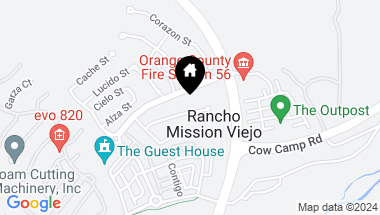 Map of 27 Rastro Street, Rancho Mission Viejo CA, 92694