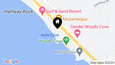 Map of 1811 Ocean Way, Laguna Beach CA, 92651