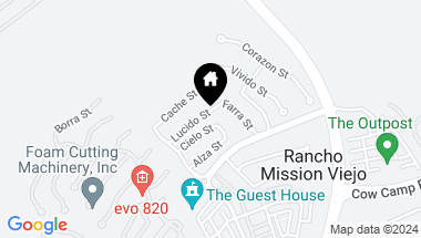 Map of 24 Lucido Street, Rancho Mission Viejo CA, 92694