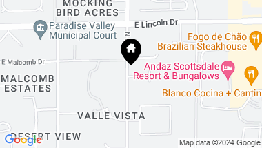 Map of 6822 E Solcito Lane, Paradise Valley AZ, 85253