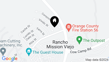Map of 49 Vivido Street, Rancho Mission Viejo CA, 92694