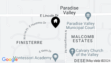 Map of 6350 E NAUMANN Drive, Paradise Valley AZ, 85253