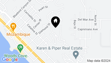 Map of 900 Gainsborough Drive, Laguna Beach CA, 92651