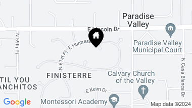 Map of 6211 E HUNTRESS Drive, Paradise Valley AZ, 85253