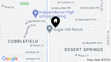 Map of 6405 N 75TH Avenue, Glendale AZ, 85303