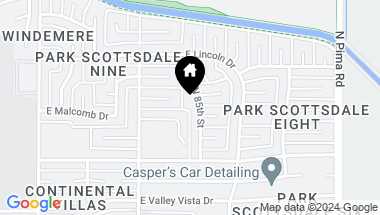 Map of 6332 N 85TH Street, Scottsdale AZ, 85250