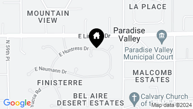 Map of 6231 E HUNTRESS Drive, Paradise Valley AZ, 85253