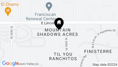 Map of 5909 E Stella Lane, Paradise Valley AZ, 85253