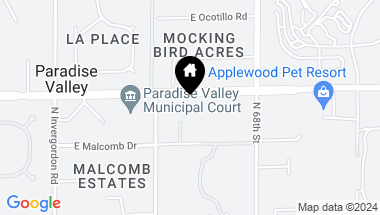 Map of 6637 E LINCOLN Drive, Paradise Valley AZ, 85253