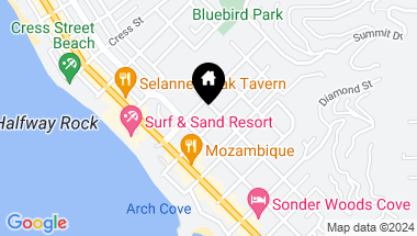 Map of 366 AGATE Street, Laguna Beach CA, 92651