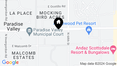 Map of 6723 E LINCOLN Drive, Paradise Valley AZ, 85253