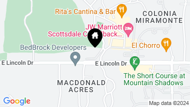 Map of 6512 N DESERT FAIRWAYS Drive, Paradise Valley AZ, 85253