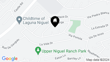 Map of 29632 Via Pan, Laguna Niguel CA, 92677