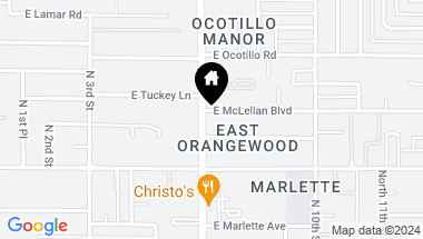 Map of 701 E MCLELLAN Boulevard, Phoenix AZ, 85014